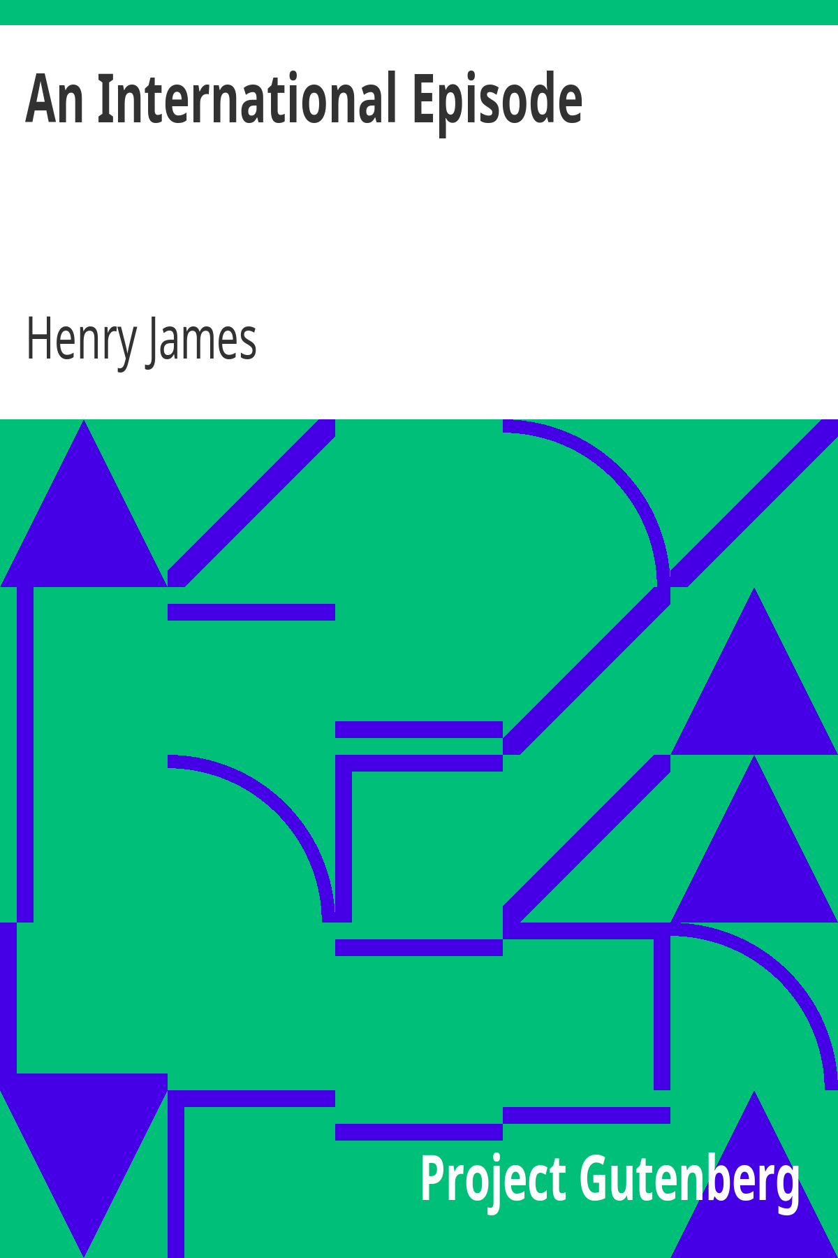 Book cover for An International Episode