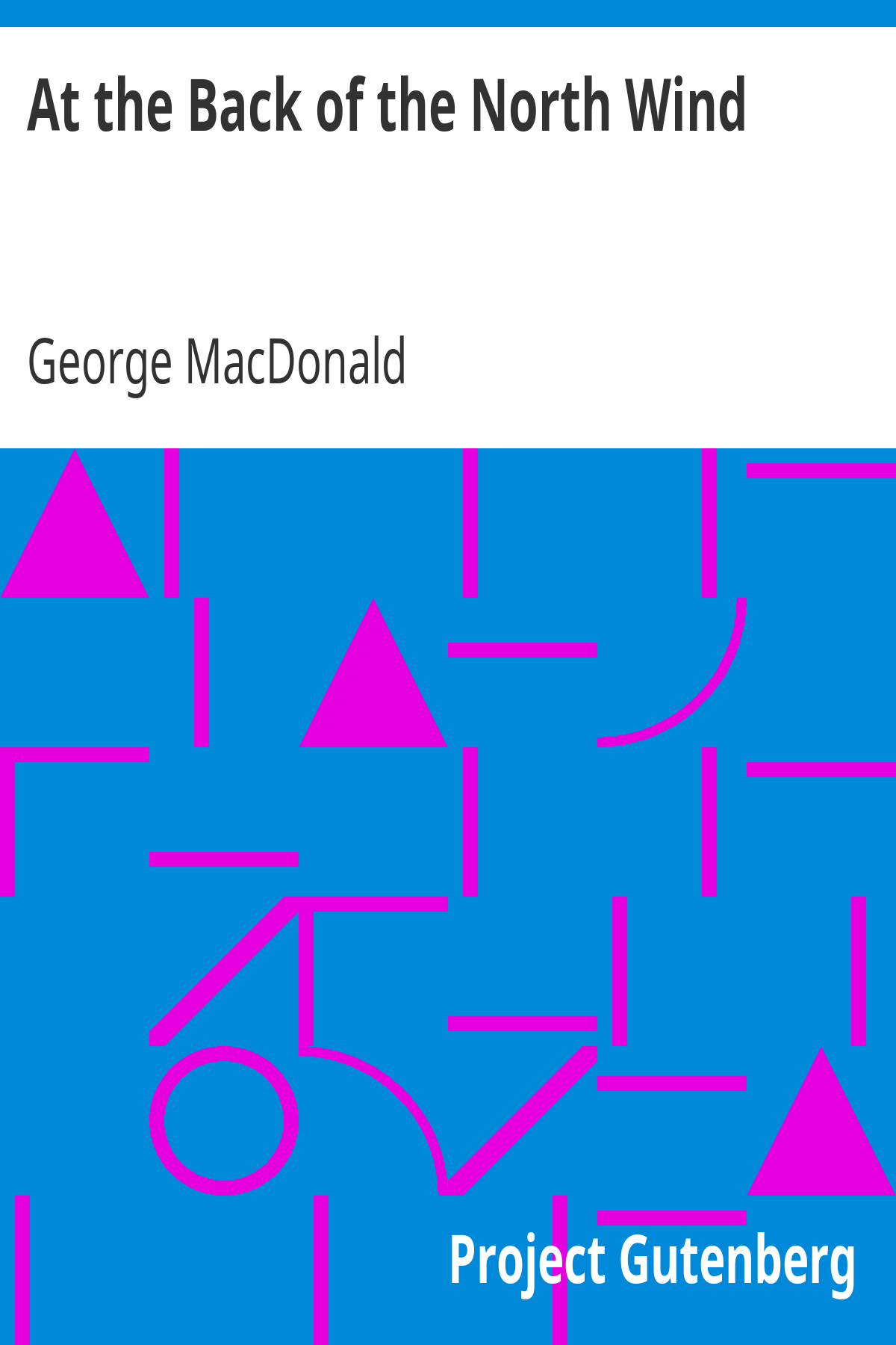 Book cover for At the Back of the North Wind