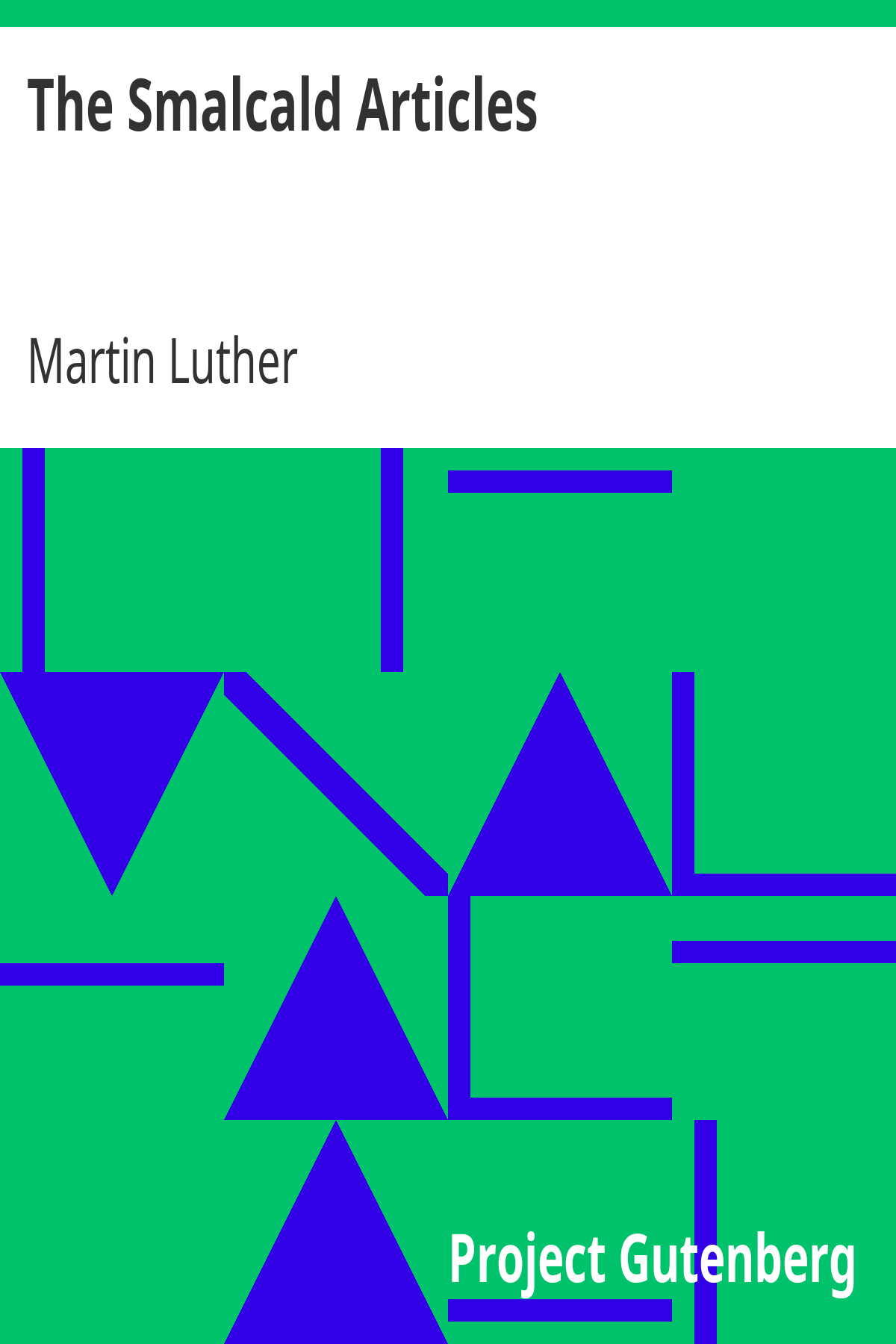 Book cover for The Smalcald Articles
