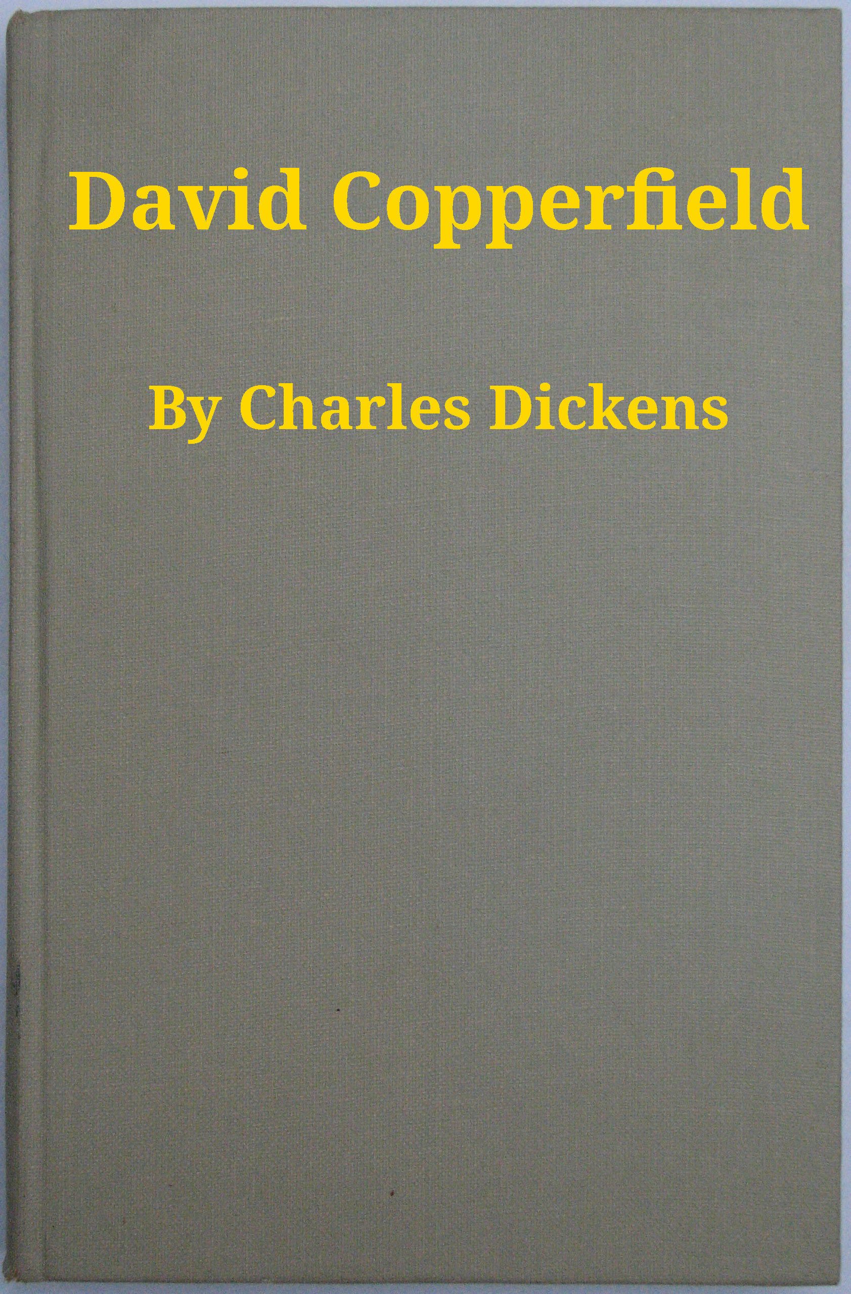 Book cover for David Copperfield