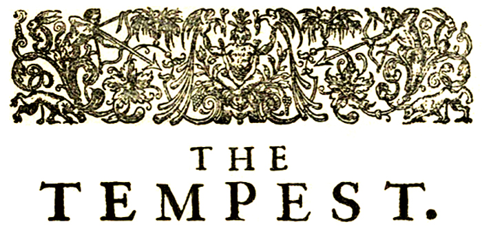 Book cover for The Tempest