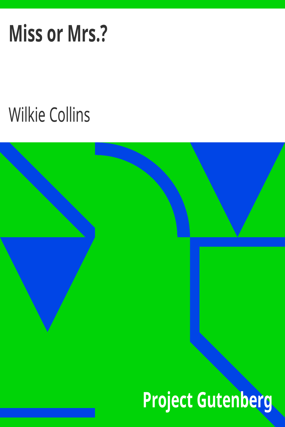 Book cover for Miss or Mrs.?