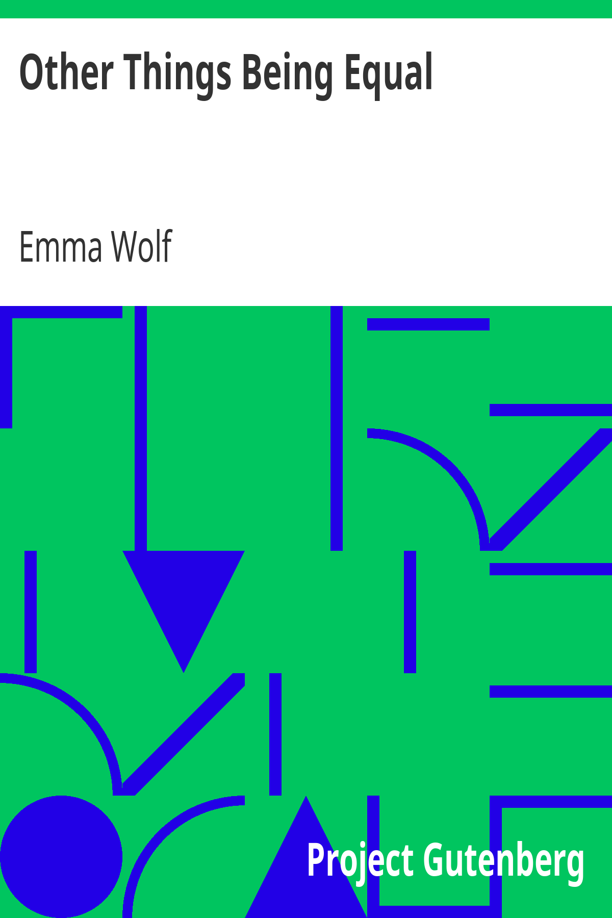 Book cover for Other Things Being Equal