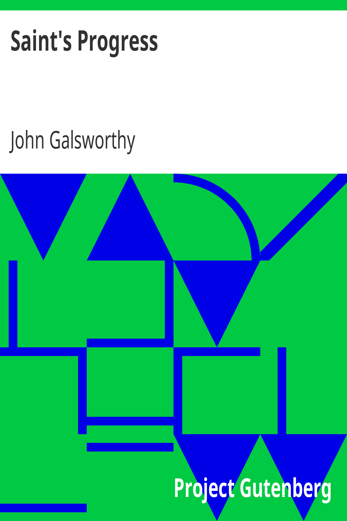 Book cover for Saint's Progress