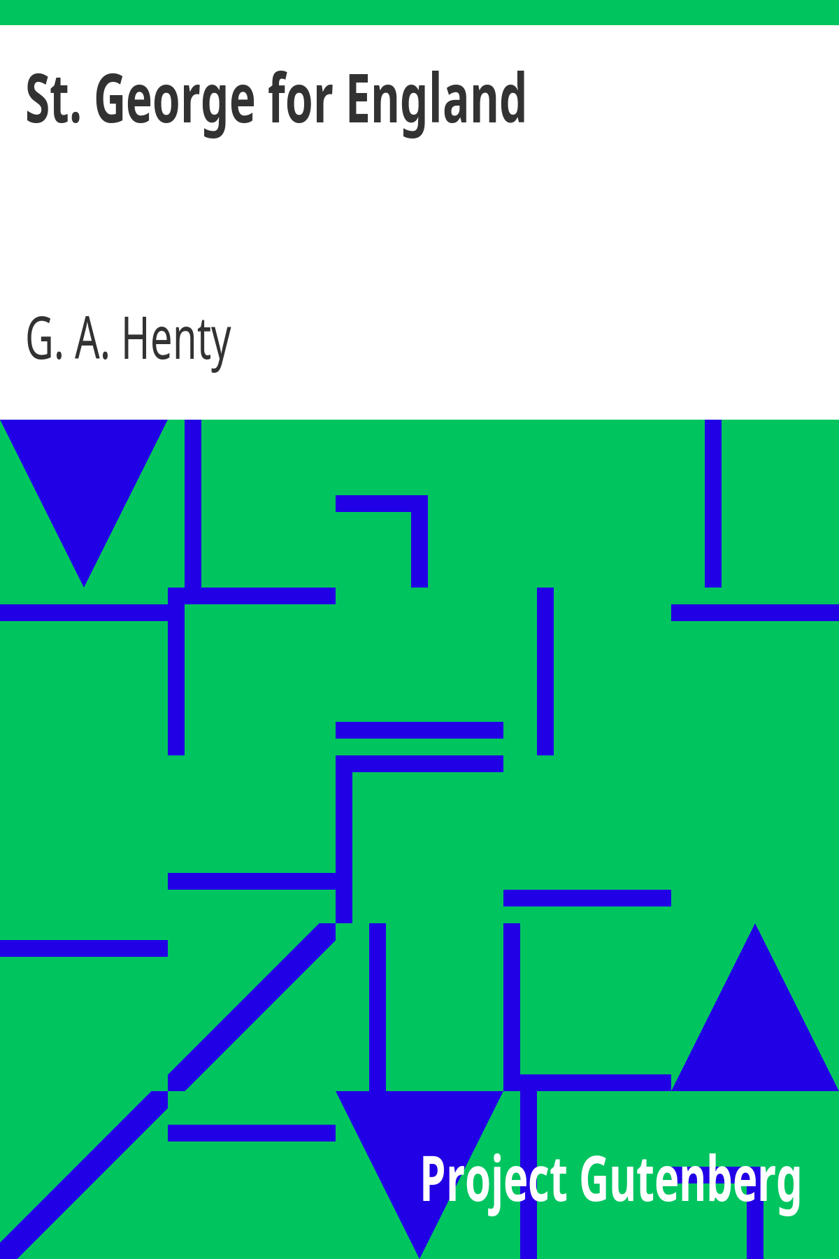 Book cover for St. George for England