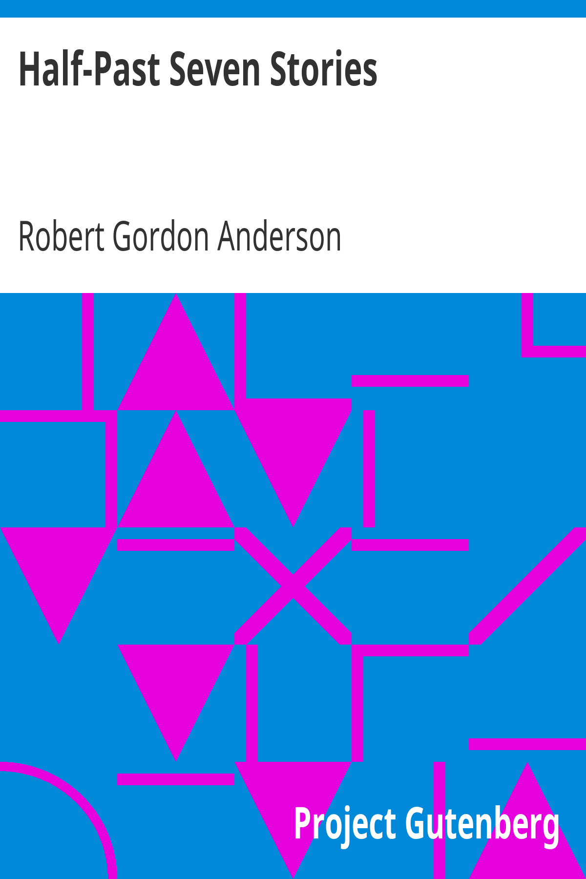 Book cover for Half-Past Seven Stories